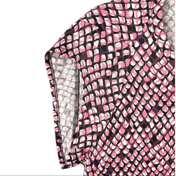 See By Chloe Pink Printed T Shirt Dress Size 2 - Picture 4 of 6